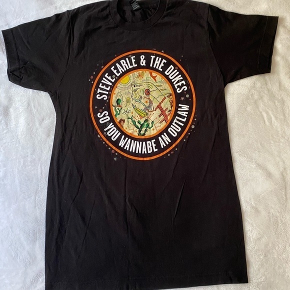 Tultex Tops - Steve Earl and the Dukes Concert tour tee - Small